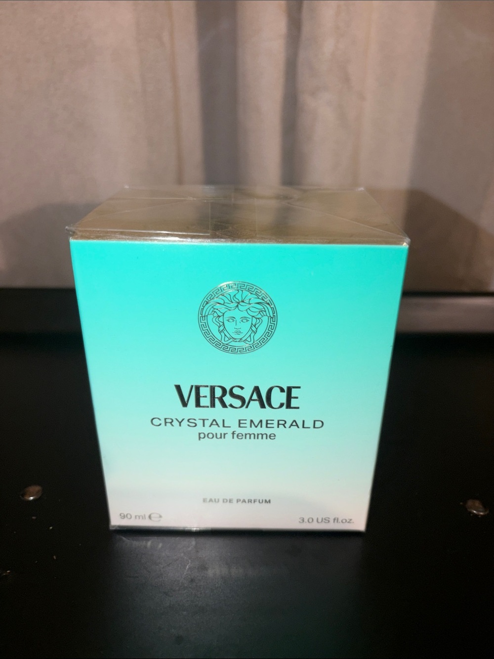 Versace Crystal Emerald Pour Femme - Teal Green and Gold Accents